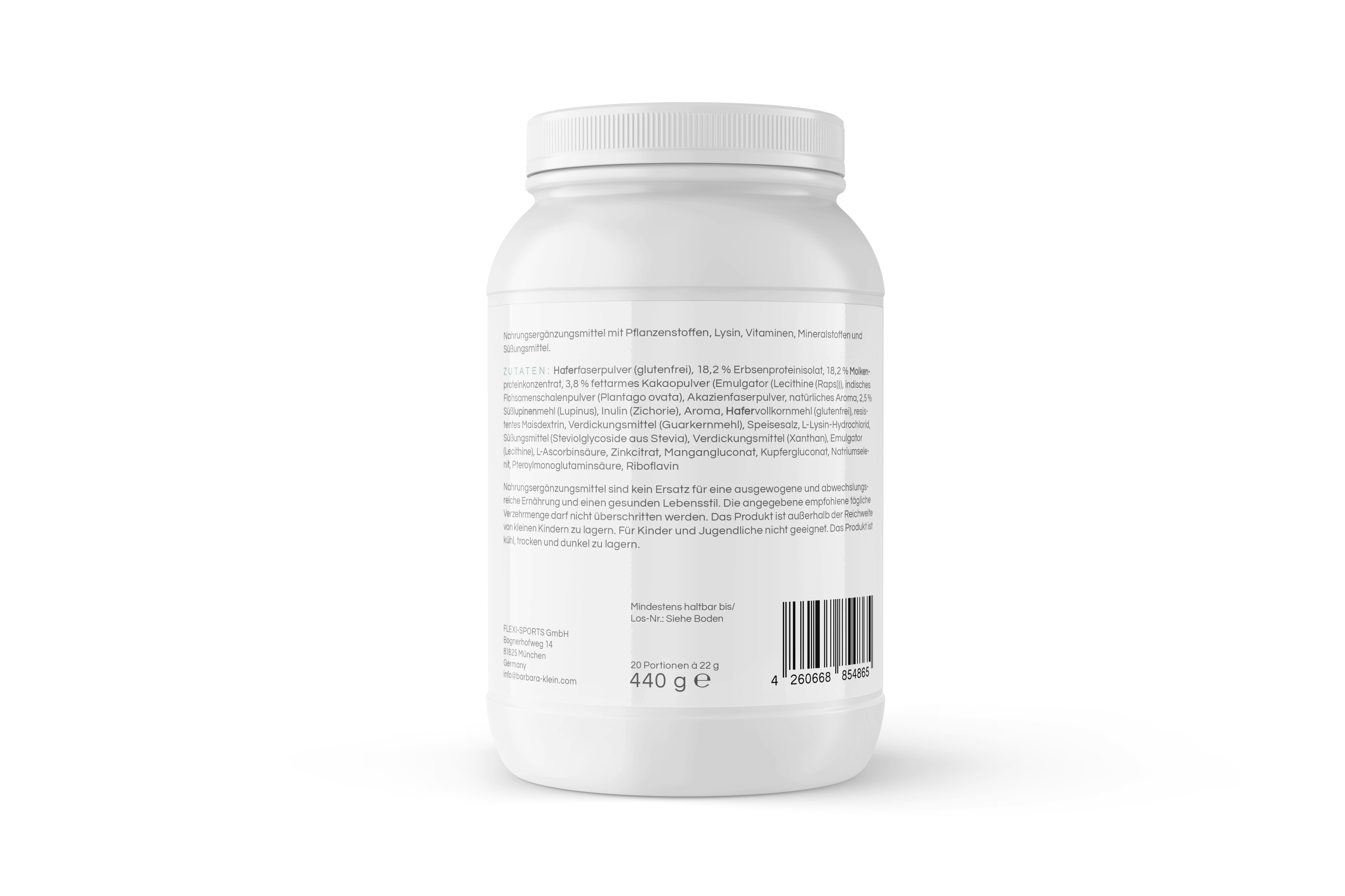 PROTEIN BALANCE SHAKE mit Lupine Schoko